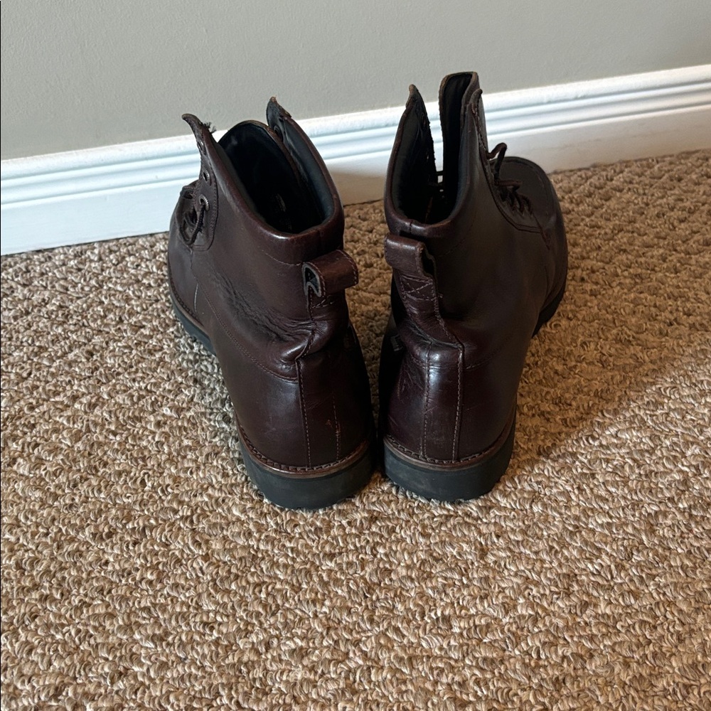 Roots Men's Brown Leather Boots Size 13 - Picture 5 of 6
